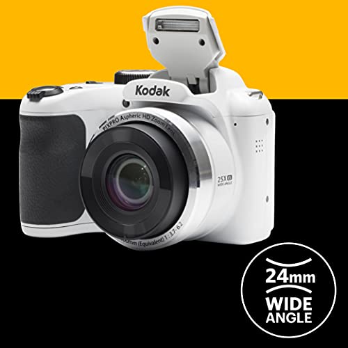 The Storepaperoomates Retail Market Kodak PIXPRO Astro Zoom AZ252-WH 16MP Digital Camera with 25X Optical Zoom and 3″ LCD (White) - Fast Affordable Shopping