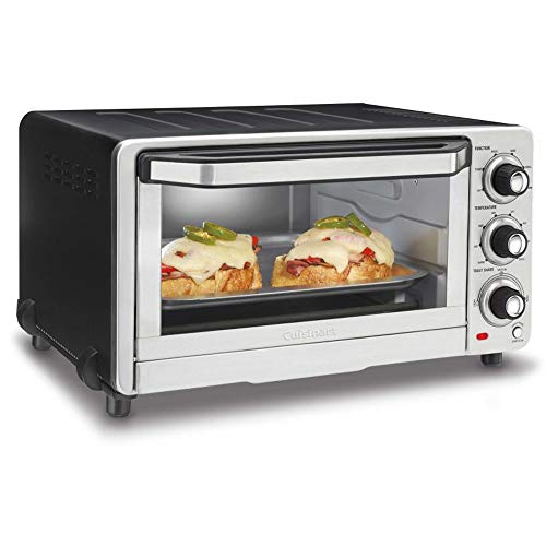 The Storepaperoomates Retail Market Cuisinart TOB-40FR Custom Classic Toaster Oven Broiler, Silver (Renewed) - Fast Affordable Shopping