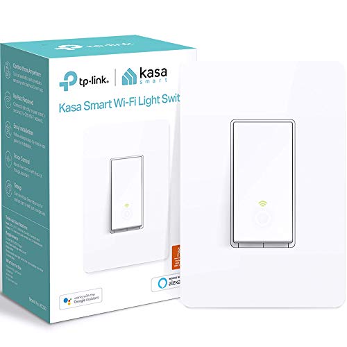 The Storepaperoomates Retail Market Kasa Smart Light Switch HS200, Single Pole, Needs Neutral Wire, 2.4GHz Wi-Fi Light Switch Works with Alexa and Google Home, UL Certified, No Hub Required , White - Fast Affordable Shopping