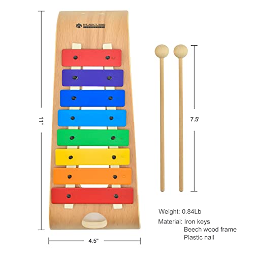 MUSICUBE Xylophone for Kids Wood Xylophone with Mallets Orff Music Instrument for Educational& Preschool Learning Baby Percussion Kit with Professional Tuning for Toddlers Gift Choice for Children age | The Storepaperoomates Retail Market - Fast Affordable Shopping