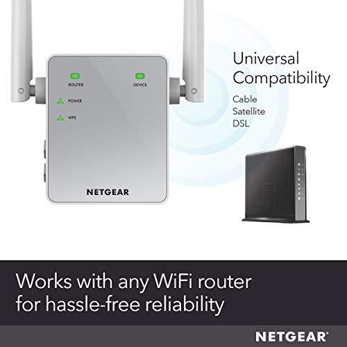 The Storepaperoomates Retail Market NETGEAR Wi-Fi Range Extender EX3700 – Coverage Up to 1000 Sq Ft and 15 Devices with AC750 Dual Band Wireless Signal Booster & Repeater (Up to 750Mbps Speed), and Compact Wall Plug Design - Fast Affordable Shopping
