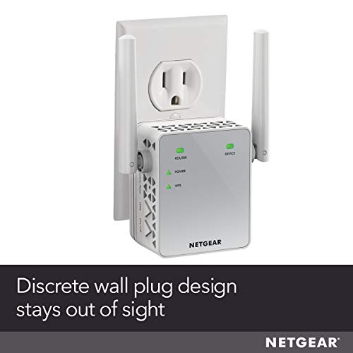 The Storepaperoomates Retail Market NETGEAR Wi-Fi Range Extender EX3700 – Coverage Up to 1000 Sq Ft and 15 Devices with AC750 Dual Band Wireless Signal Booster & Repeater (Up to 750Mbps Speed), and Compact Wall Plug Design - Fast Affordable Shopping