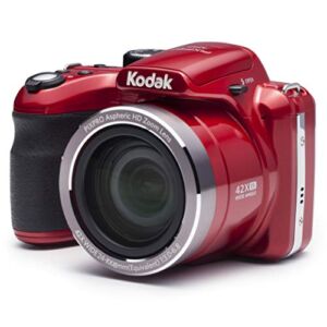 Kodak PIXPRO Astro Zoom AZ421-RD 16MP Digital Camera with 42X Optical Zoom and 3″ LCD Screen (Red)