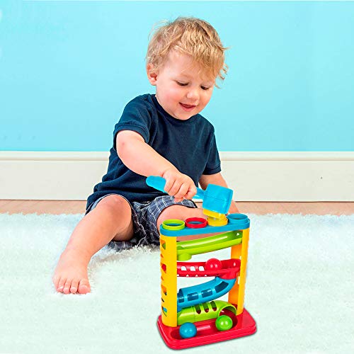 The Storepaperoomates Retail Market Durable Pound A Ball Toys for Toddler, Stacking, Learning, Active, Early Developmental Hammer Montessori Toys, Fun Gifts for Boy & Girl – STEM Educational Toy – Great Birthday Gift Ages 1 2 3 - Fast Affordable Shopping