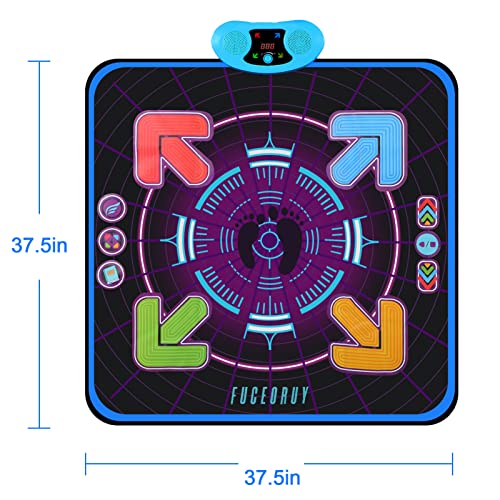The Storepaperoomates Retail Market Dance Mat for kids ages 4-8,Dance Pad with Aux, Built-in Music,3 Game Modes,Christmas Birthday Gifts Toy for Girls Boys Ages 4 5 6 7 8 year old ,can improve body response coordination,enhance memory - Fast Affordable Shopping