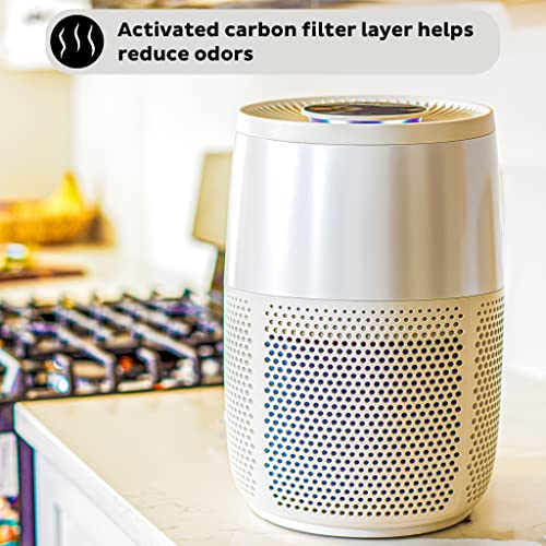 The Storepaperoomates Retail Market Instant HEPA Quiet Air Purifier, From the Makers of Instant Pot with Plasma Ion Technology for Rooms up to 630ft2; removes 99% of Dust, Smoke, Odors, Pollen & Pet Hair, for Bedrooms & Offices, Pearl - Fast Affordable Shopping