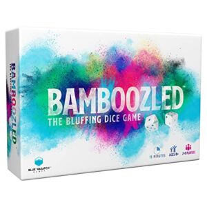 Bamboozled – A Hilariously Fun Bluffing Dice & Card Game. A Perfect Family-Friendly Party Game for Kids, Teens & Adults. Fast, Fun, and Super Easy to Learn – 5 Minute Video. from Blue Wasatch Games