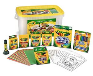 Crayola Super Art Coloring Kit, Arts & Crafts Gift for Girls & Boys, Styles Vary, 100+ Pcs