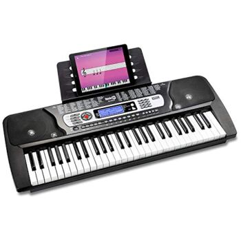 RockJam 54 Key Keyboard Piano with Power Supply, Sheet Music Stand, Piano Note Stickers & Simply Piano Lessons | The Storepaperoomates Retail Market - Fast Affordable Shopping