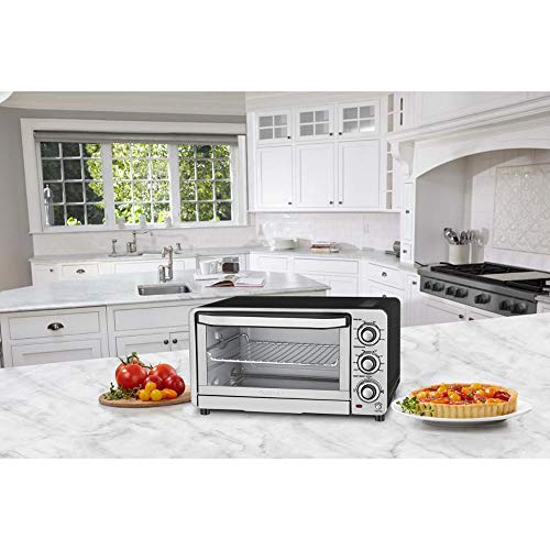 The Storepaperoomates Retail Market Cuisinart TOB-40FR Custom Classic Toaster Oven Broiler, Silver (Renewed) - Fast Affordable Shopping