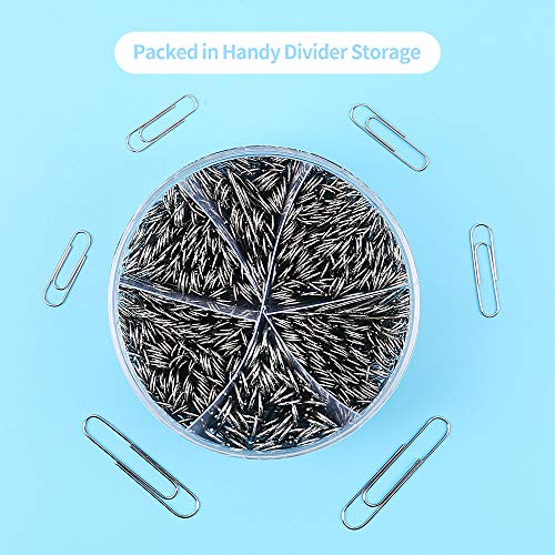 The Storepaperoomates Retail Market 700 Paper Clips,Medium and Jumbo Size,Paperclips for Office School and Personal Use(28 mm,33mm,50 mm) (Silver) - Fast Affordable Shopping