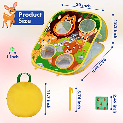 The Storepaperoomates Retail Market Animal Bean Bag Toss Game Toy Outdoor Toss Game, Family Party Party Supplies for Kids, Gift for Boys Birthday or Christmas for Toddlers Ages 3 4 5 6 Year Old - Fast Affordable Shopping