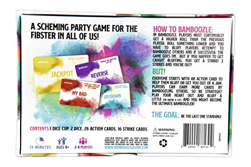 The Storepaperoomates Retail Market Bamboozled – A Hilariously Fun Bluffing Dice & Card Game. A Perfect Family-Friendly Party Game for Kids, Teens & Adults. Fast, Fun, and Super Easy to Learn – 5 Minute Video. from Blue Wasatch Games - Fast Affordable Shopping