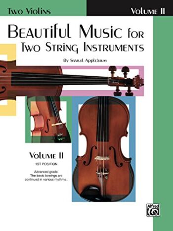 Beautiful Music for Two String Instruments, Book II for Two Violins | The Storepaperoomates Retail Market - Fast Affordable Shopping
