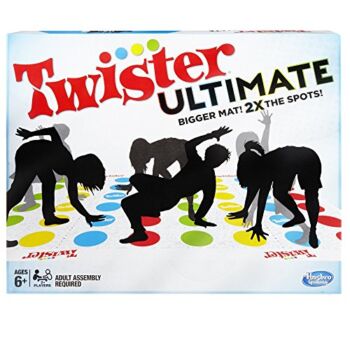 The Storepaperoomates Retail Market Twister Ultimate: Bigger Mat, More Colored Spots, Family, Kids Party Game Age 6+; Compatible with Alexa (Amazon Exclusive) - Fast Affordable Shopping