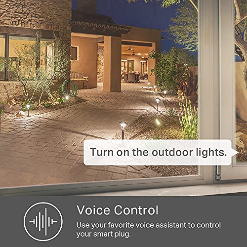 The Storepaperoomates Retail Market Kasa Outdoor Smart Plug, Smart Home Wi-Fi Outlet with 2 Sockets, IP64 Weather Resistance, Compatible with Alexa, Google Home & IFTTT, No Hub Required, ETL Certified(EP40) - Fast Affordable Shopping