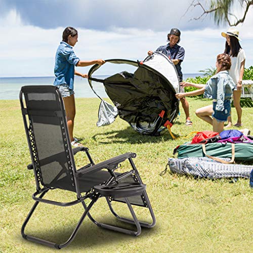 The Storepaperoomates Retail Market Zero Gravity Chairs Patio Chairs Lawn Lounge Chair Patio Set of 2 with Pillow and Cup Holder Patio Furniture Outdoor Adjustable Dining Reclining Folding Chairs for Deck Patio Beach Yard - Fast Affordable Shopping