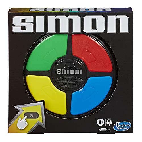 The Storepaperoomates Retail Market Hasbro Gaming Simon Handheld Electronic Memory Game With Lights and Sounds for Kids Ages 8 and Up - Fast Affordable Shopping
