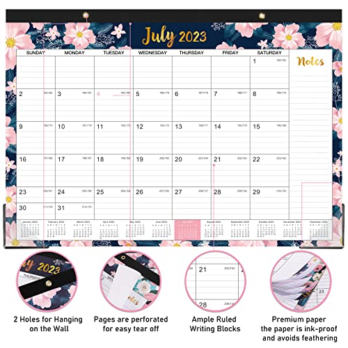 The Storepaperoomates Retail Market Desk Calendar 2023 – Calendar 2023 from January 2023 – December 2023, 12 Months Large Monthly Desk Calendar, 17″ x 12″, Desk Pad, , Large Ruled Blocks, to-do List & Notes, Best Desk/Wall Calendar for Planning or Organizing - Fast Affordable Shopping