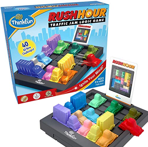 The Storepaperoomates Retail Market ThinkFun Rush Hour Traffic Jam Brain Game and STEM Toy for Boys and Girls Age 8 and Up – Tons of Fun With Over 20 Awards Won, International seller for Over 20 Years - Fast Affordable Shopping