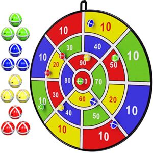 29″ Large Dart Board for Kids, BooTaa Kids Dart Board with 12 Sticky Balls, Boys Toys, Indoor/ Sport Outdoor Fun Party Play Game Toys, Birthday Gifts for 3 4 5 6 7 8 9 10 11 12 Year Old Boys Girls
