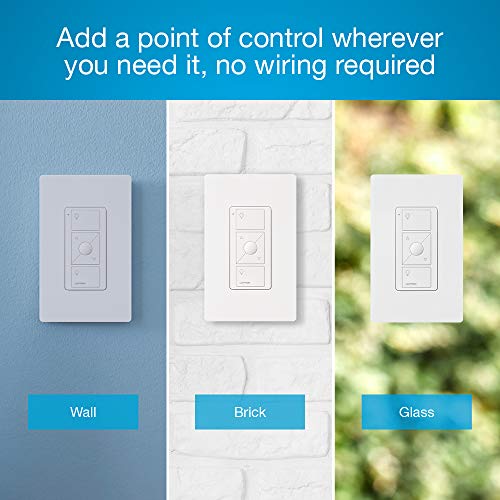 The Storepaperoomates Retail Market Lutron Pico Smart Remote Control for Caséta Smart Dimmer Switch | PJ2-3BRL-WH-L01R | White - Fast Affordable Shopping