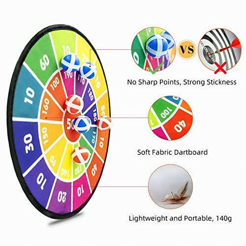 The Storepaperoomates Retail Market Gdaytao Kids Toys, Dart Board for Kids with 12 Balls – Toys for Boys Girls Indoor Outdoor Play, Christmas Birthday Gifts for Kids, Party Target Games for Children Age 3 Years Old and Up, 13.6 Inches - Fast Affordable Shopping