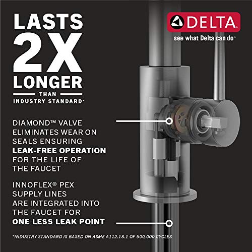The Storepaperoomates Retail Market Delta Faucet Essa Matte Black Kitchen Faucet Black, Kitchen Faucets with Pull Down Sprayer, Kitchen Sink Faucet, Faucet for Kitchen Sink, Magnetic Docking Spray Head, Matte Black 9113-BL-DST - Fast Affordable Shopping