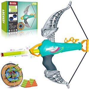 Bow and Arrow Set for 3 4 5 6 7 8 Year Old Boys, Outdoor Toys for Kids Ages 4-8 Toys for 5 Year Old Boys Toys for 6 Year Old Boys Gifts Indoor Games Birthday Gifts for Boys Girls Kids