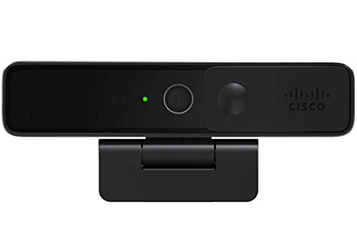 Cisco Webex Desk Camera with up to 4K Ultra HD Video, Dual Microphones, iHDR Enabled Low-Light Performance, Carbon Black, 1-Year Limited Hardware Warranty (CD-DSKCAM-C-US) - The Storepaperoomates Retail Market - Fast Affordable Shopping