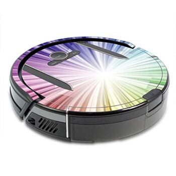 MightySkins Skin Compatible with Shark Ion Robot R85 Vacuum Minimum Coverage – Rainbow Explosion | Protective, Durable, and Unique Vinyl Decal wrap Cover | Easy to Apply, Remove | Made in The USA - The Storepaperoomates Retail Market - Fast Affordable Shopping