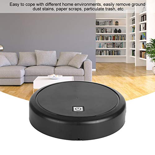 Fishlor Robot Vacuum Cleaner, Intelligent Sweeping Robot Automatic Floor Cleaner USB Vacuum and Mop Carpets Pet Hair Household Appliance(Black) - The Storepaperoomates Retail Market - Fast Affordable Shopping