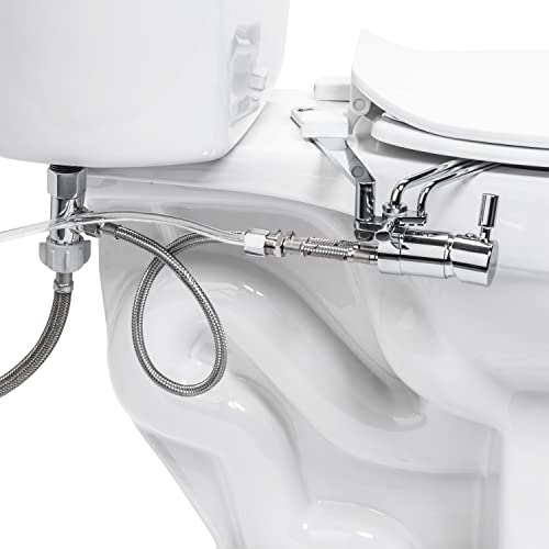 Brondell Side-Mounted Bidet Attachment with Adjustable Spray Wand, Dual Temperature - The Storepaperoomates Retail Market - Fast Affordable Shopping