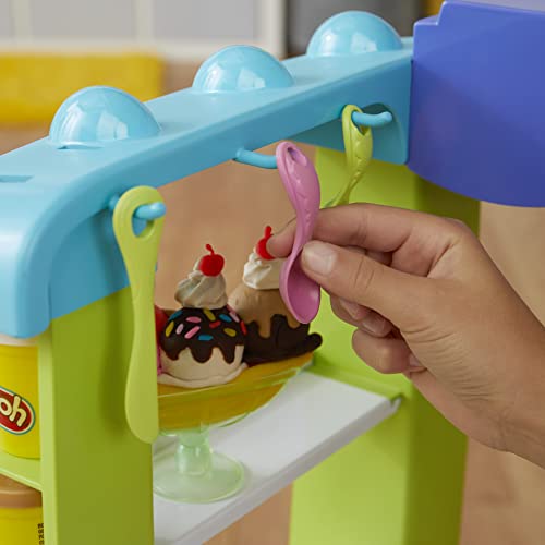 Play-Doh Kitchen Creations Ultimate Ice Cream Truck Toy Playset, Food Truck Toys for Kids, 27 Accessories, 12 Cans, Preschool Toys for 3 Year Old Girls & Boys and Up, Non-Toxic - The Storepaperoomates Retail Market - Fast Affordable Shopping