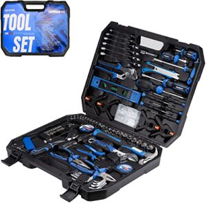 URASISTO Tool Set 168-piece Auto Repair & Home Maintenance Hand Tools kit for the Household, Office, Workplace & Workshop