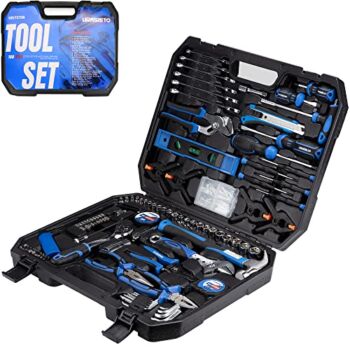 URASISTO Tool Set 168-piece Auto Repair & Home Maintenance Hand Tools kit for the Household, Office, Workplace & Workshop - The Storepaperoomates Retail Market - Fast Affordable Shopping