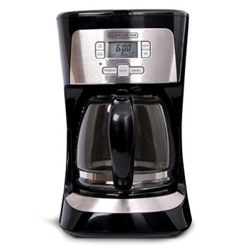 BLACK+DECKER 12-Cup Programmable Coffee Maker, Black - The Storepaperoomates Retail Market - Fast Affordable Shopping