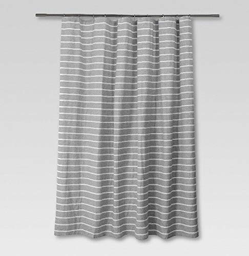 Threshold Stripe Shower Curtain Radiant Gray - The Storepaperoomates Retail Market - Fast Affordable Shopping