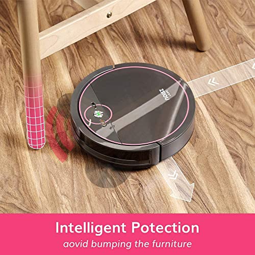 NOISZ by ILIFE S5 Robot Vacuum Cleaner, ElectroWall, Tangle-Free Suction Port, Quiet, Automatic Self-Charging Ideal for Pet Care, Hard Floor and Low Pile Carpet, Black - The Storepaperoomates Retail Market - Fast Affordable Shopping