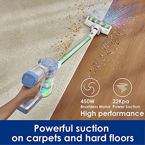 Tineco A11 Hero Cordless Lightweight Stick Vacuum Cleaner, 450W Motor for Ultra Powerful Suction Handheld Vac for Carpet, Hard Floor & Pet - The Storepaperoomates Retail Market - Fast Affordable Shopping