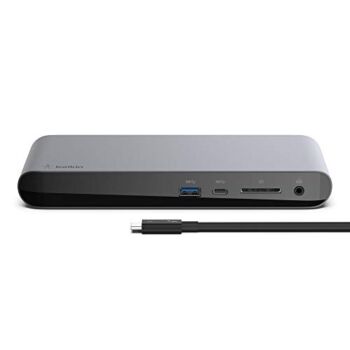 Belkin Thunderbolt 3 Dock Pro w/ 2.6ft Thunderbolt 3 Cable (Thunderbolt Dock for MacOS and Windows) Dual 4K @60Hz, 40Gbps Transfer Speeds, 85W Upstream Charging - The Storepaperoomates Retail Market - Fast Affordable Shopping