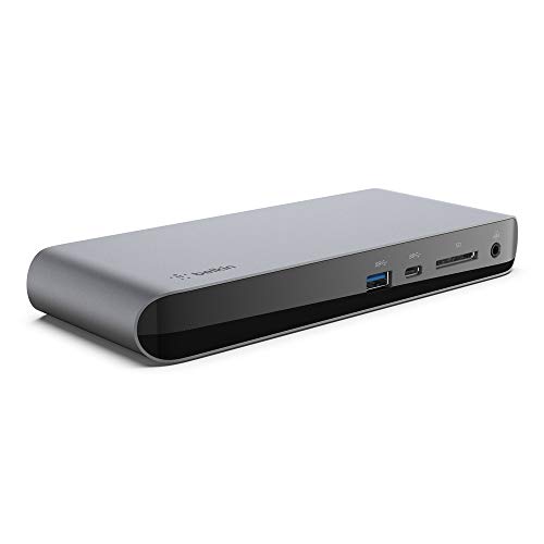 Belkin Thunderbolt 3 Dock Pro w/ 2.6ft Thunderbolt 3 Cable (Thunderbolt Dock for MacOS and Windows) Dual 4K @60Hz, 40Gbps Transfer Speeds, 85W Upstream Charging - The Storepaperoomates Retail Market - Fast Affordable Shopping