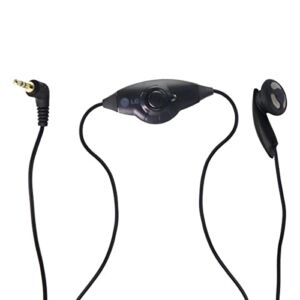 LG 2.5mm Mono Headset with Microphone and Call/Answer Button – Black SGEY0003221