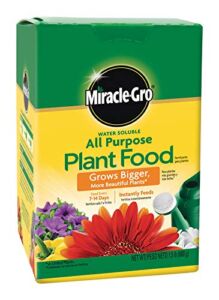 Miracle Gro 2001123 1.5 Lb Water Soluble All Purpose Plant Food 24-8-16