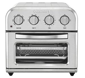 Cuisinart TOA-28 Compact Convection Toaster Oven Airfryer, 12.5″ x 15.5″ x 11.5″, Stainless Steel