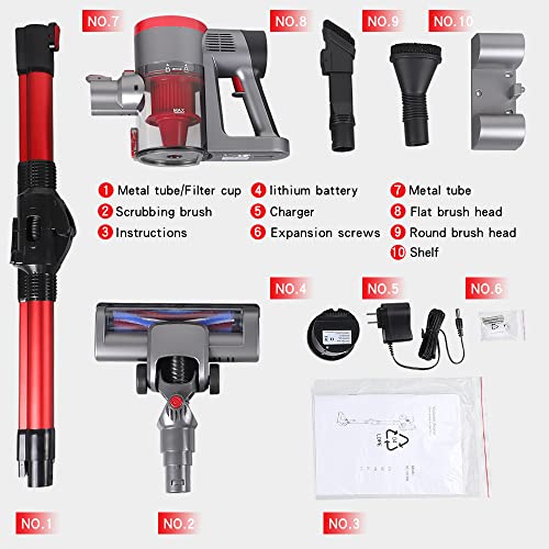 Intercleaner Cordless Vacuum Cleaner Stick, 20KPa Powerful Suction Brushless Motor, 4 in 1 30min Runtime Detachable Battery, Ultra Quiet, Lightweight Handheld for Hardwood Floor Carpet Car Pet Hair | The Storepaperoomates Retail Market - Fast Affordable Shopping