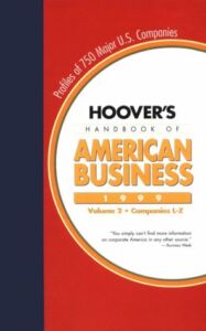 Hoover’s Handbook of American Business 1999 (Hoover’s Handbook of American Business)