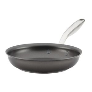 Breville Thermal Pro Hard Anodized Nonstick Frying Pan / Fry Pan / Hard Anodized Skillet – 8.5 Inch, Gray