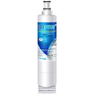 ICEPURE 4396508 Refrigerator Water Filter Compatible with Whirlpool 4396508, 4396510, Filter 5, EDR5RXD1, NL240V, WFL400, LC400V, 4392857, RWF0500A 1PACK