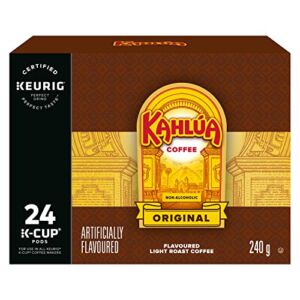 Kahlua Original, Single-Serve Keurig K-Cup Pod, Light Roast Coffee, 24 Count
